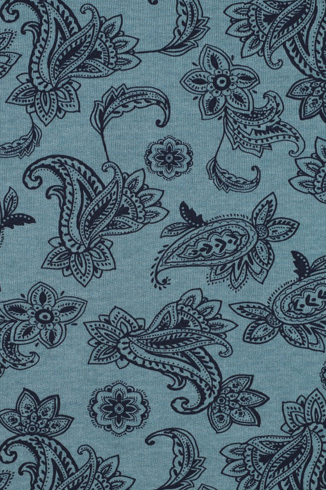 Coton ouaté (soft sweat) - paisley