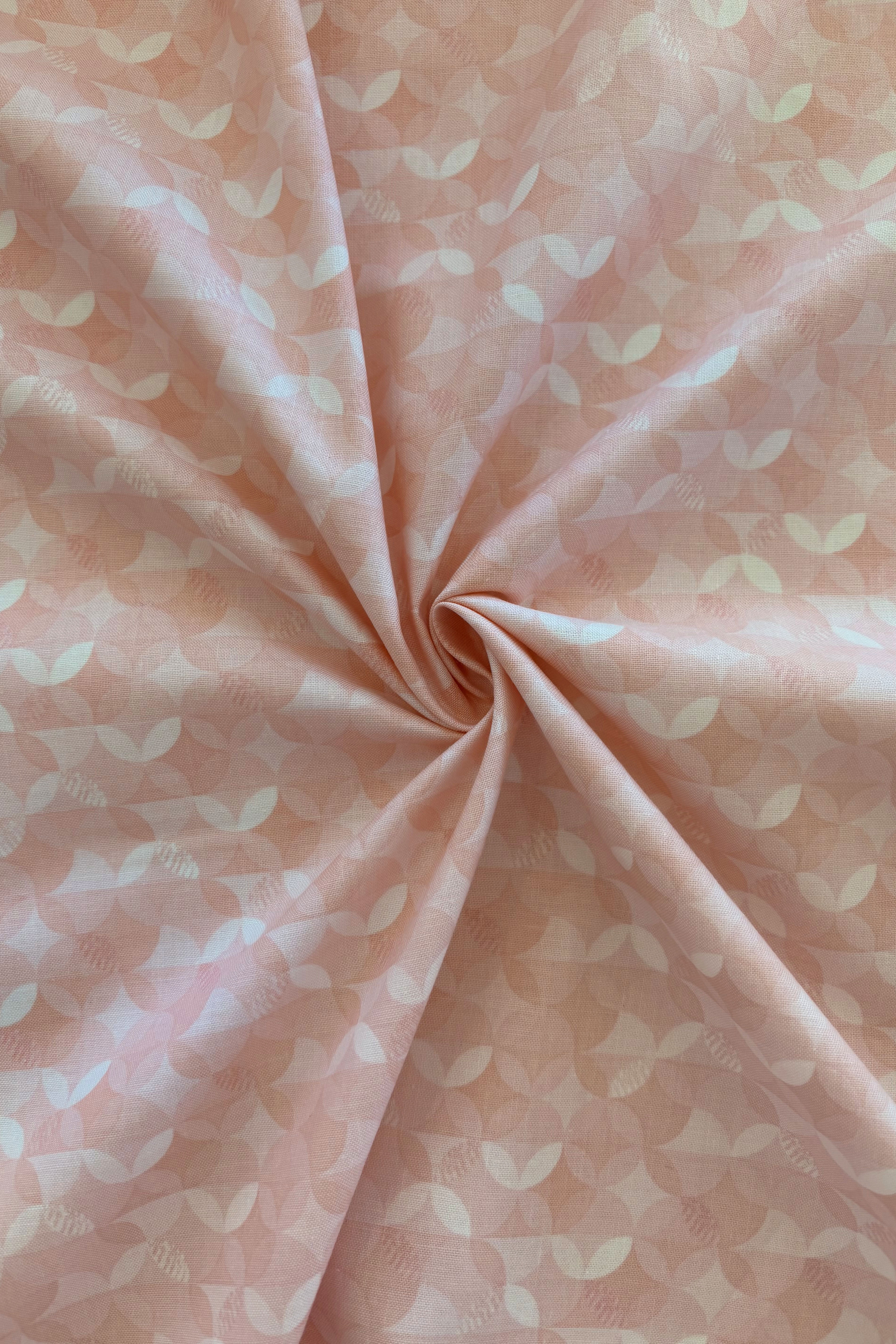 Popeline de coton Rose imprimé