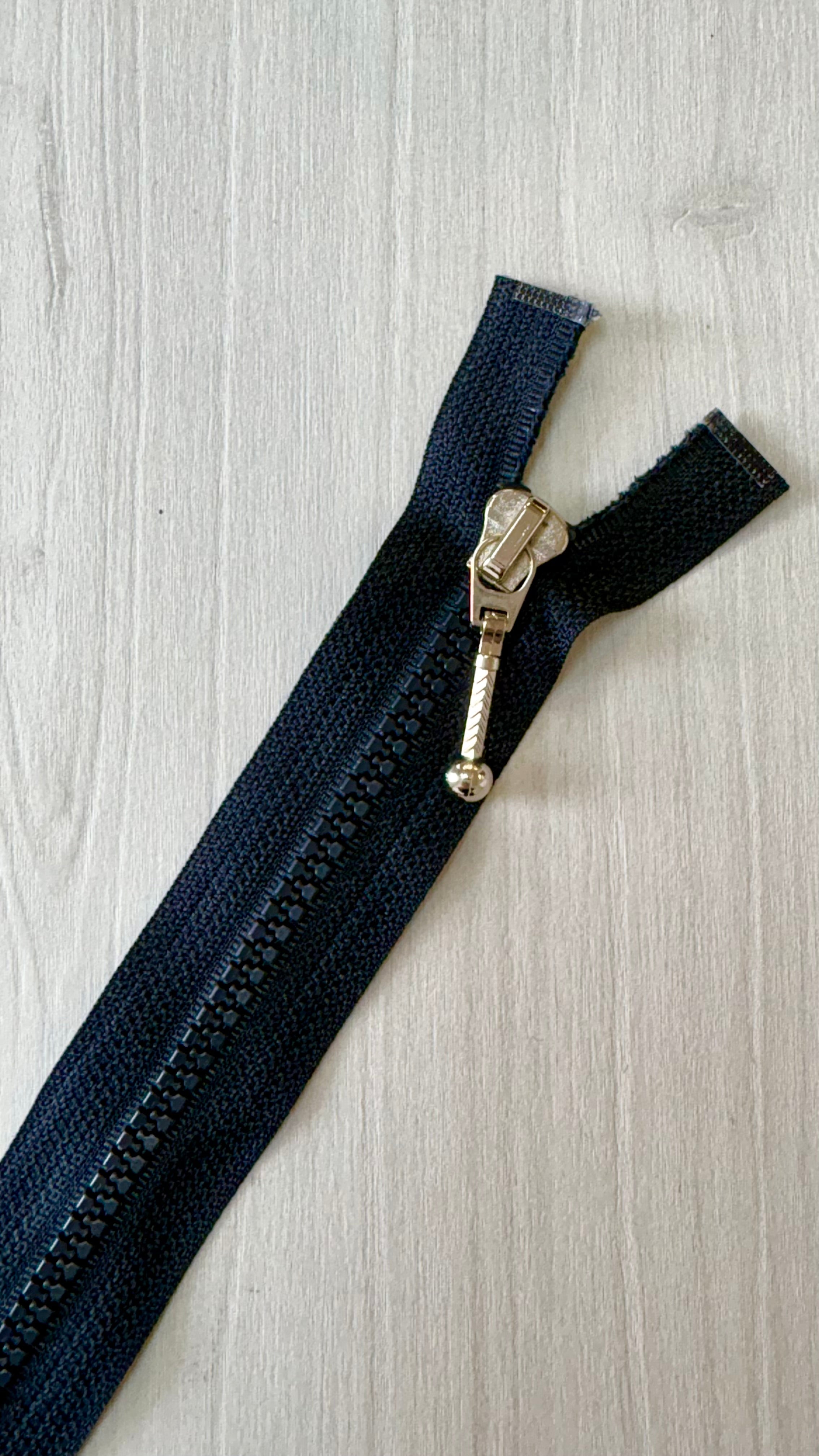 Fermeture éclair séparable 71cm - marine
