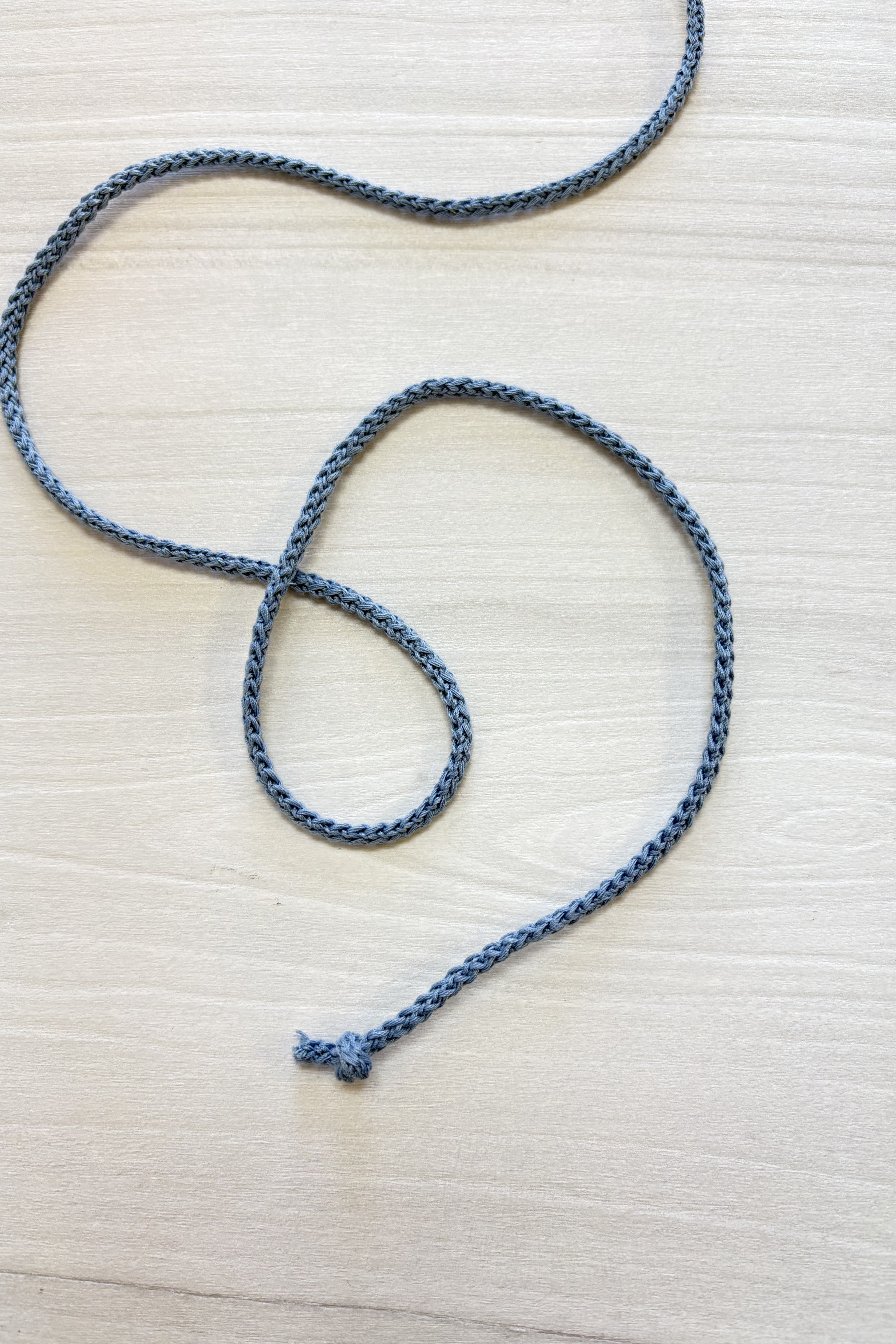 3mm braided cord - blue