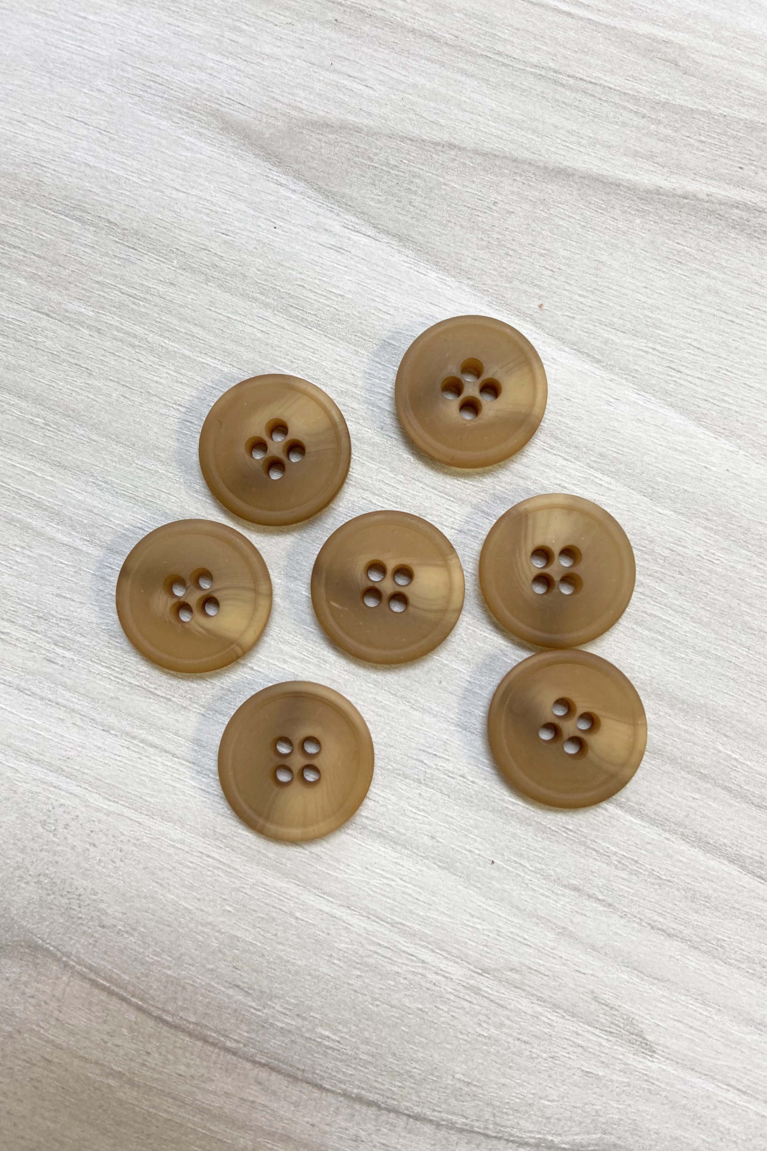 Sand marbled button 20mm